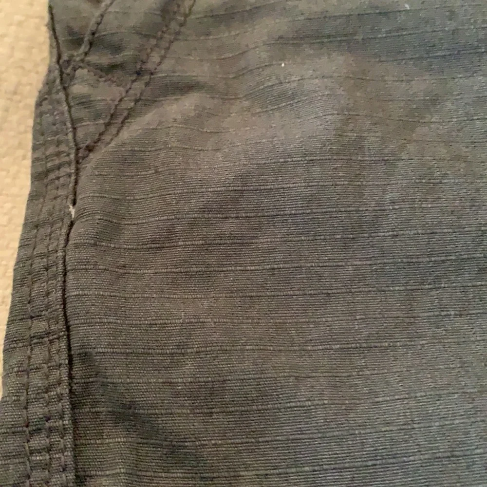 Boy’s American Hawk Premium Cotton Cargo Pants in olive green - Picture 4 of 4